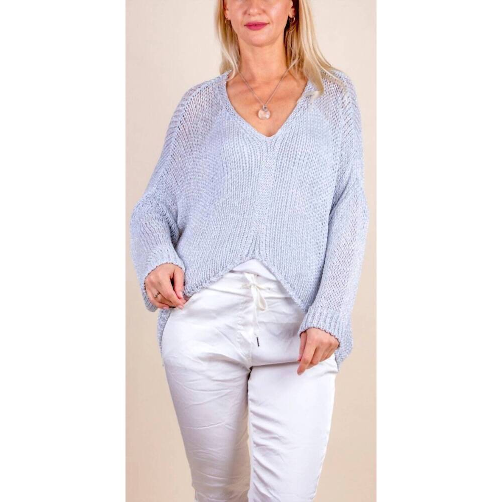 NEW GIGI MODA avola sweater in silver